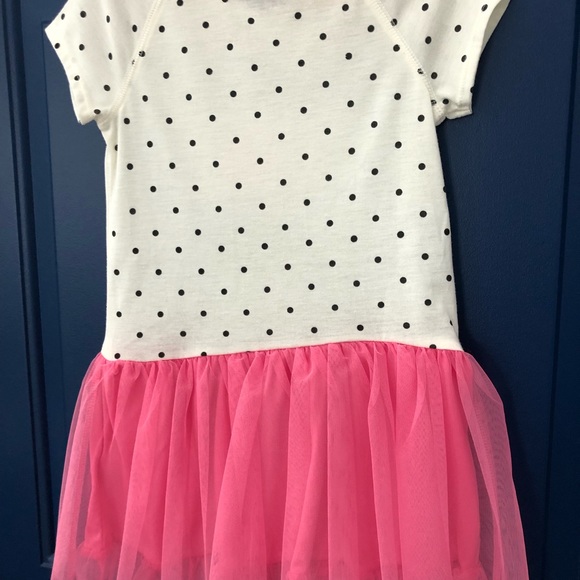 Epic Threads size 6 beige polka dot pink tutu - Picture 7 of 8